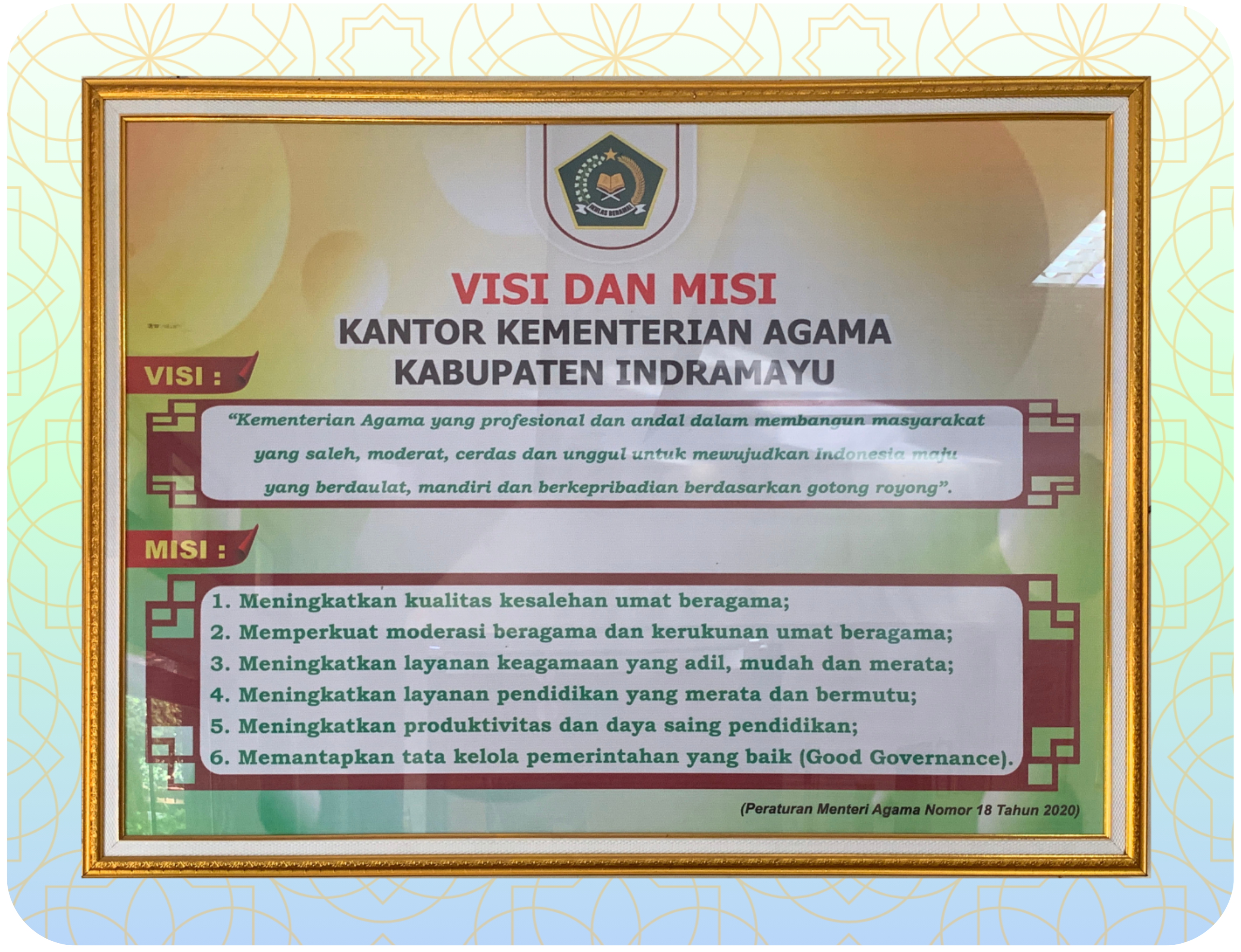 Ilustrasi Visi Kemenag